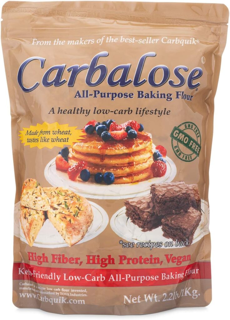 Carbalose All-Purpose Low-Carb Flour (2.2 lb Resealable Pouch)