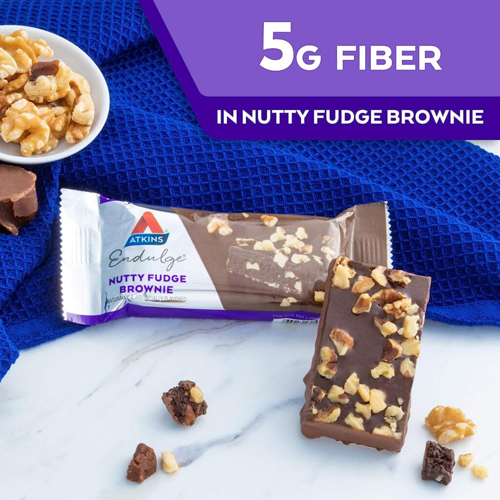 Atkins Endulge Treat Nutty Fudge Brownie Bar Review - King Of Keto